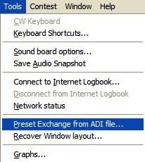 Tools Preset Exchange from ADI File