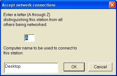 Networking — Register dialog box